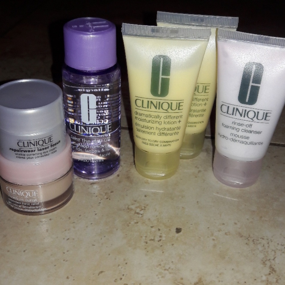 6 piece clinique skincare sample